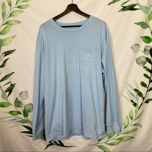Southern Tide Long Sleeve Pocket Tee Size XL